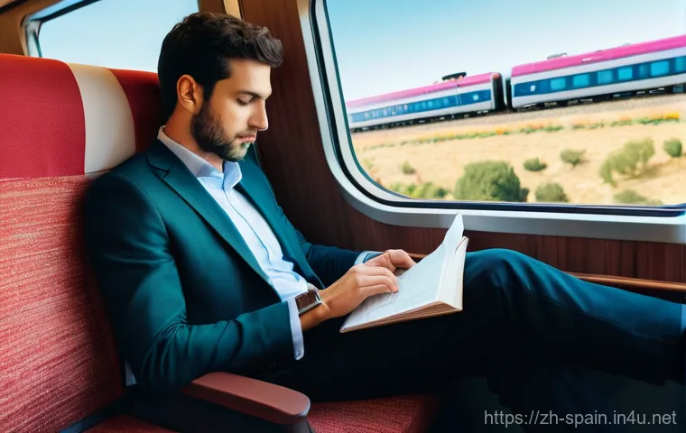 스페인 대중교통 이용 가이드 - **Prompt for an image depicting urban public transport in a Spanish city:**
    "A young woman, styl...