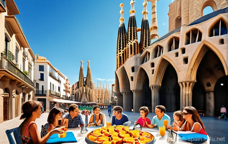 스페인의 경제 성장과 위기 - **Prompt:** A dynamic and optimistic image showcasing Spain's economic resurgence. The scene depicts...