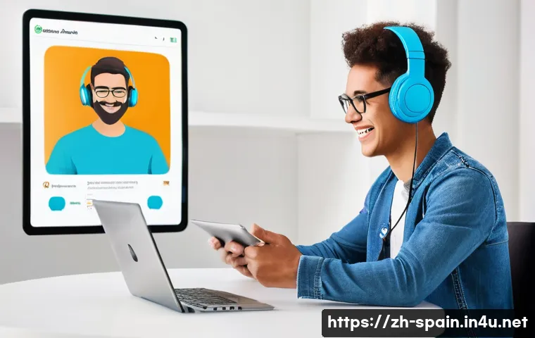 스페인어 인사말과 기본 표현 - **AI Language Learning Companion:**
    "A young adult, ethnically diverse person (e.g., East Asian,...